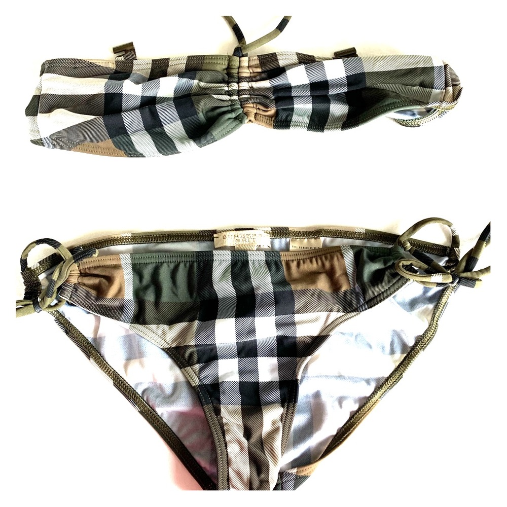 Burberry bikini (top and bottom)